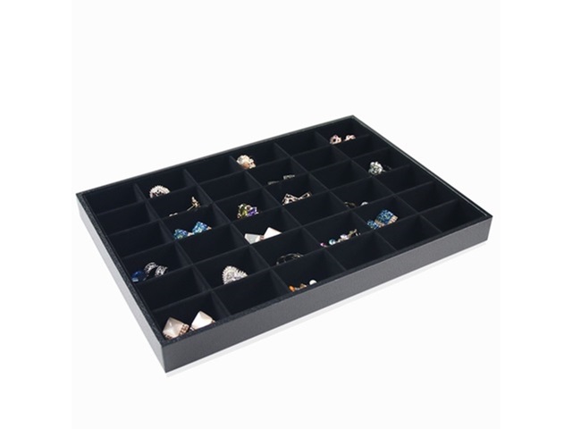 1Pc Black 36 Compartment Pendant Beads Necklaces Organizer Jewel